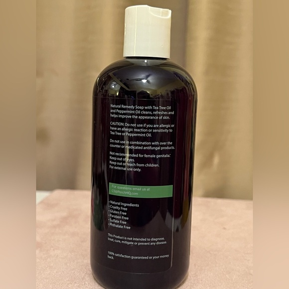 Natural Remedy Tea Tree & Peppermint Foot and Body Soap 12 fl oz. - Picture 2 of 3